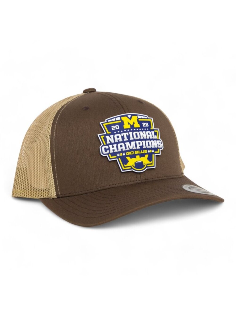 Michigan Wolverines 2023 College Football National Champions 3D YP Trucker Hat